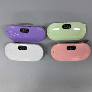 Masseur abdominal pour soulager les douleurs menstruelles chez les femmes, coussin chauffant menstruel portable sans fil, 3 modes de chauffage, 4 modes de massage, charge Type-C - Product Image 6