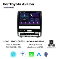 Sistema estéreo para coche Android, navegación para coche, reproductor de DVD AUTO CarPlay para Toyota Avalon 2019-2022, sistema estéreo para coche