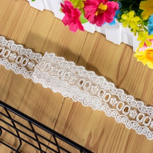 อุปกรณ์ตกแต่งผ้า<span class=keywords><strong>ลูกไม้</strong></span> RYL DIY ขนาด 2 ซม. 3.5 ซม. 4 ซม. ผ้าฝ้ายริมผ้าเจาะรู สามารถใช้เป็นริบบิ้นติดเสื้อผ้า ขายส่ง - Product Image 4