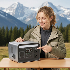 MIQI High Capacity Energy Power Bank Outdoor 350w Ups Solar <b>Generator</b> Portable Emergency Backup Lifepo4 Battery Power Station - Product Image 6