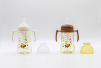 Offre Spéciale – Biberon Bébé Personnalisé OEM 300 ml (10 oz) à Col Large avec Poignée et Tétine – Biberon pour Lait Maternel