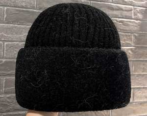 Bonnet à oreillettes en laine de lapin angora pour hommes et femmes avec logo personnalisé - Product Image 4