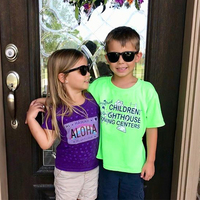 Lunettes de soleil promotionnelles pour enfants avec revêtement miroir polarisé en usine lunettes de soleil pour enfants filles garçons protection UV polarisée