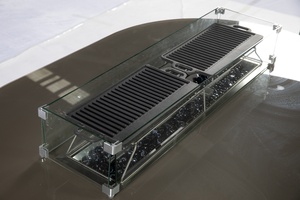 Mesa de comedor tejida de mimbre/MESA de parrilla/MESA de barbacoa mesa de hoguera - Product Image 2