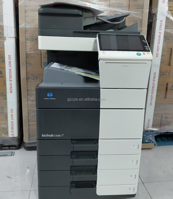 Factory Quality Second Hand Konica Minolta Bizhub C558 C658 C458 Laser Photocopiers Multifonction Color Office Printer/machine