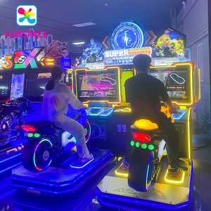 Funspace Factory videogame Arcade a gettoni schermo da 37 pollici 2 giocatori che guidano simulatore di macchina da gioco per centro di gioco - Product Image 5