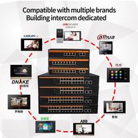 Conmutador PoE Pasivo No Estándar TiNCAM 10/100M 4+2 de 10 Puertos, Conmutador de Alimentación por Ethernet de 250 m para Cámaras IP, Conmutador VLAN de Red