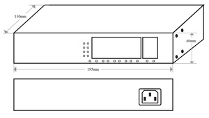 สวิตช์ PoE กิกะบิต 8 พอร์ต ขายดี พร้อมอัปลิงค์ SFP 2 พอร์ต มาตรฐาน 4KV IEEE 802.3 Af/at - Product Image 2