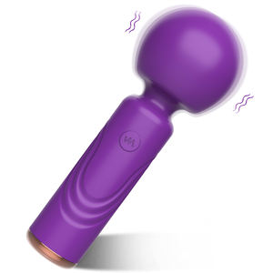 Vibradores de varita, venta al por mayor, <span class=keywords><strong>Mini</strong></span> masajeadores de varita personales, 10 frecuencias, <span class=keywords><strong>6</strong></span> colores, masajeadores de varita inalámbricos de mano - Product Image 1