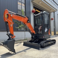Mini-excavatrice de 2,5 tonnes EURO 5 avec moteur Kubota, livraison gratuite, mini-excavatrice sur chenilles, petite excavatrice pour la ferme