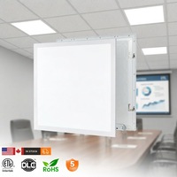 Panel de Luz LED para Techo 1x4 2x2 2x4 600x600 60x60, Panel Plano Comercial para Supermercado, Oficina, Hospital