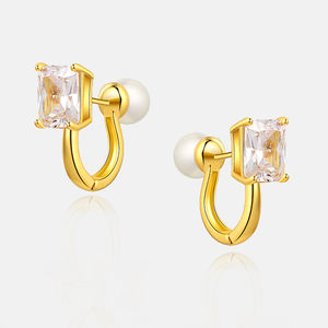 <span class=keywords><strong>Netflix</strong></span>-pendientes de diamantes de perlas, diseño de personalidad de nicho de viento frío antes y después de usar - Product Image 1