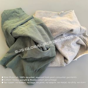 Paños de limpieza de tela de felpa mixta de algodón 100% felpa, fáciles de limpiar, para limpieza industrial - Product Image 4