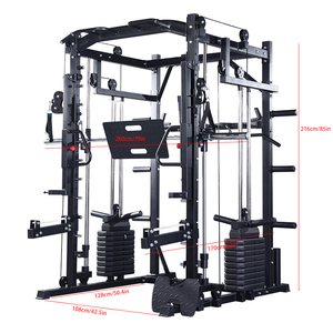 Máquina de <span class=keywords><strong>Entrenamiento</strong></span> Muscular Profesional <span class=keywords><strong>Multifuncional</strong></span>, Máquina Smith para <span class=keywords><strong>Entrenamiento</strong></span> de Fuerza, Personalizable para Gimnasio y Hogar - Product Image 2