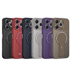 Soporte Magnético para Auto, TPU+PC, Antigolpes, con Soporte para Móvil, Funda para <span class=keywords><strong>OPPO</strong></span> Reno 15F 15C A6X Realme C85 Pro Note 70T - Product Image 1