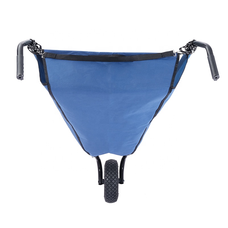 Популярная складная тележка для дома и сада, складная переносная тканевая тачка