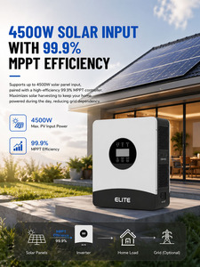 Onduleur solaire triphasé parallèle 3600W (triple monophasé) avec entrée PV <span class=keywords><strong>4500W</strong></span>, 24VDC 240VAC, efficacité 95%, idéal pour le Nigéria - Product Image 2