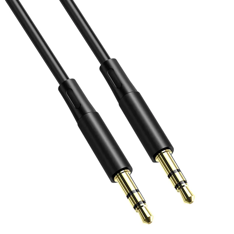 Kabel Aux 3.5mm kabel Audio Aux ke Aux, kabel Audio Stereo bantu 1/8 pria KE pria untuk headphone mobil Speaker tablet