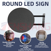 Écran d'affichage à LED circulaire personnalisé de 50cm 4.28 pouces pour la publicité électronique pour les fabricants