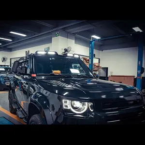 Schwarz Auto Front Dach Spoiler Lampe LED Auto Top Light, Land Rover Defender 90, 2020-2022, 90, 110, 130