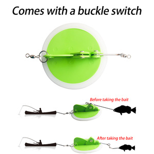 Conector de disco con plomada incorporada de 8.7cm ajustable para equipo de pesca de arrastre en barco en agua salada - Product Image 4