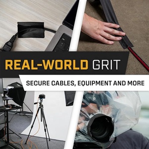 Giai đoạn không thấm nước OEM liên kết vải tùy chỉnh nhiệm vụ nặng nề dễ dàng để xé gaffer Băng Đen 50m x 50mm - Product Image 6