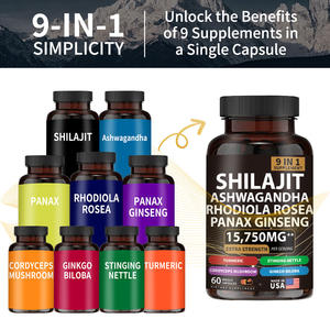 מפעל לספק הטוב ביותר הנמכר איכות העליון shilajit תמצית שרף כמוסות קורדיציפים ג 'ינסנג שילאג' ט כמוסות - Product Image 4