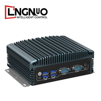 Mini PC Industrial sin Ventilador para Automatización, CPU Intel, DDR4, SSD, Doble LAN, Amplio Rango de Temperatura, Funcionamiento 24/7, HD
