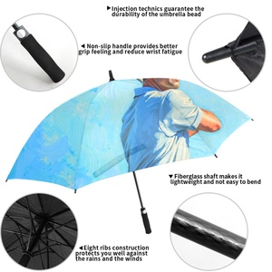 Full Print Huge Golf <b>Umbrella</b> Golfer <b>Umbrella</b> Custom logo Wholesale Large Fiberglass Custom Golf <b>Umbrella</b> As Business Gift - Product Image 2
