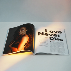 Impresión de Folletos y Revistas con Cubierta Dura, Laminación con Película Metálica, Costura, Grabado en Relieve/Grabado en Bajo Relieve y Logotipo Personalizado - Product Image 1