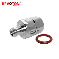 Connecteur femelle coaxial RF de type N à pince pour câble d'alimentation en mousse flexible LDF5-50A 7/8 pouces