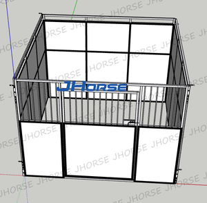 Estructura de acero portátil Puestos de <span class=keywords><strong>caballos</strong></span> con material de tela resistente a la intemperie caballo estable PVC puesto de <span class=keywords><strong>caballos</strong></span> <span class=keywords><strong>para</strong></span> <span class=keywords><strong>alquilar</strong></span> - Product Image 2