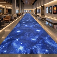 Tapis mural en polyester ignifuge, antidérapant, écologique, style européen moderne, adapté aux animaux domestiques, pour salle de danse, banquet, prière, direct