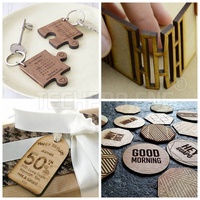 Machine de gravure et de découpe au laser CO2 3D TechProCNC pour bois/papier/MDF/pierre/caoutchouc, options haute puissance avec refroidissement par eau, formats DXF/LAS/DST