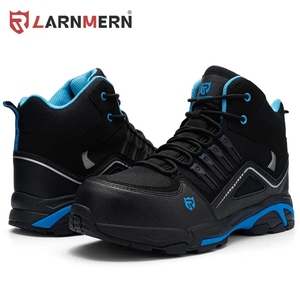<span class=keywords><strong>LARNMERN</strong></span> Chaussures de Sécurité Imperméables pour Homme avec Bout en Acier, Anti-Écrasement, Antidérapantes, Antistatiques, Anti-Perforation et Bottes de Travail en Extérieur - Product Image 4