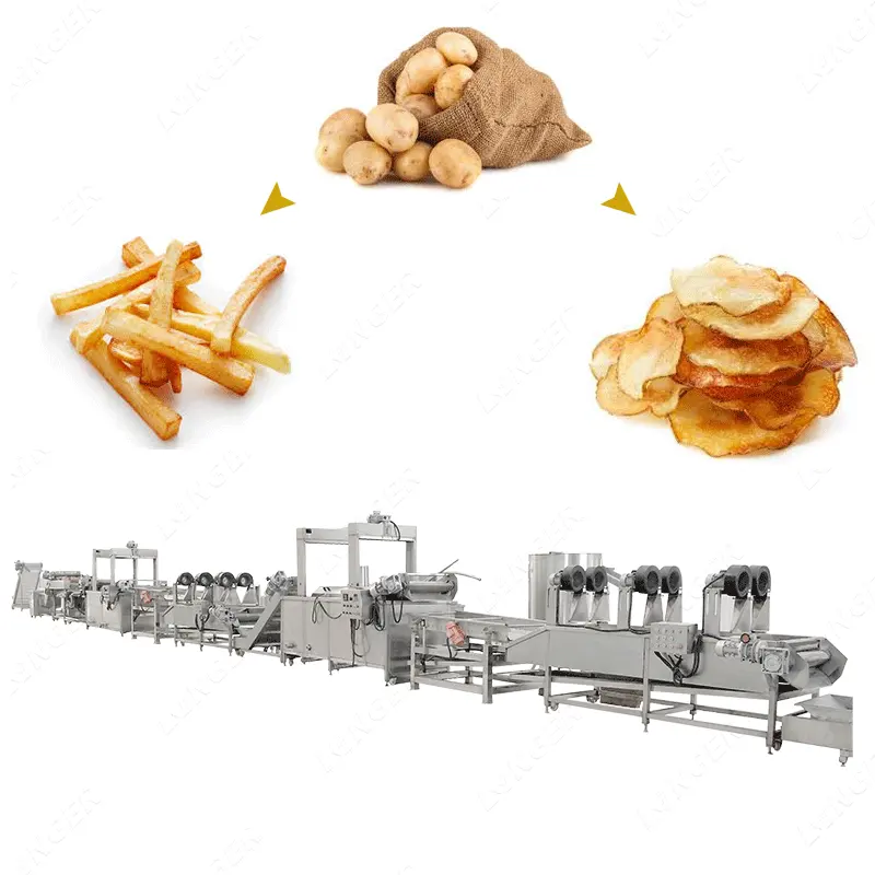India-máquina automática de patatas fritas, máquina para hacer patatas fritas