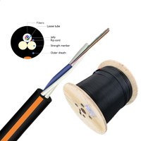 Mini ADSS ASU120 Anatel 6 12 hilos Domus 24 ASU fibra mini ADSs 6 Core 4km cable óptico Precio por metro