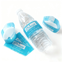 Etiquetas Termoencogibles de PVC Impermeables para Fábrica, Etiquetas Encogibles Impresas para Botellas de Agua y Bebidas
