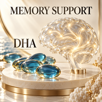 Bandes de film orales à dissolution rapide DHA Oméga 3 OEM ODM pour la nutrition cérébrale, la mémoire et le soutien cognitif – Complément sous marque privée