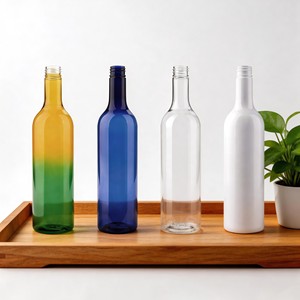 Bouteilles en plastique PET de qualité alimentaire avec bouchon à vis en aluminium, 30ML, 50ML, 100ML, 125ML, 150ML, 250ML, <span class=keywords><strong>330ML</strong></span>, 375ML, 750ML, pour vin et spiritueux - Product Image 4