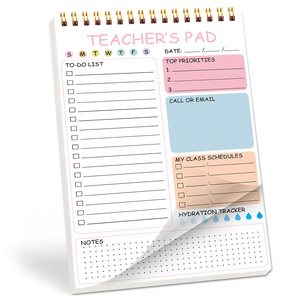 Bloc-notes pour enseignant, mémo pour enseignant, planification personnelle, organisation du travail, planificateur anglais - Product Image 5