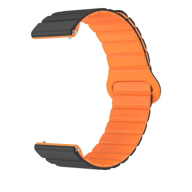 12mm 16mm 18mm 20mm 22mm Strengthen Magnetic Silicone Smart Watch Strap for Samsung Huawei Garmin Smart Watches Sports Band