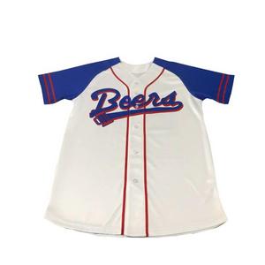 Maillots de baseball surdimensionnés de qualité supérieure personnalisés à bas prix design à fines rayures roses avec impression par sublimation style chemise - Product Image 6