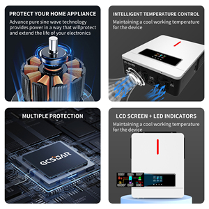 Gcsoar ON GRID Off Grid năng lượng mặt trời Hybrid biến tần 4.2KW 24V 220VAC được xây dựng trong 120A MPPT năng lượng mặt trời <span class=keywords><strong>CHARGE</strong></span> <span class=keywords><strong>CONTROLLER</strong></span> <span class=keywords><strong>Inverter</strong></span> Off <span class=keywords><strong>Inverter</strong></span> - Product Image 3
