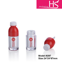 Tube en plastique vide pour huile à lèvres, gloss, blush liquide, avec logo personnalisé, idéal pour l'emballage de cosmétiques et de jus.