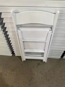 Commercio all'ingrosso della fabbrica del <span class=keywords><strong>giardino</strong></span> di nozze all'aperto della festa impilabile plastica imbottita evento bianco resina pieghevole sedia - Product Image 5
