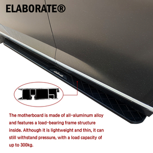 Estribo Lateral de Aleación de Aluminio para Automóvil, Estable y Resistente, Protege la Carrocería, Aluminio de Grado Aeronáutico, Pasa Desapercibido por el Agua, Molde Original del Automóvil - Product Image 2
