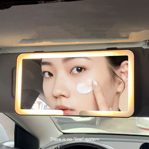 Cosmetic <b>Mirror</b> Led Rechargeable for <b>Car</b> Interior Decoration Visor <b>Cars</b> Trucks SUVs All Vehicles <b>Car</b> Sun Visor <b>Mirror</b> - Product Image 2
