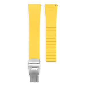 Correa de Reloj de <span class=keywords><strong>Caucho</strong></span> FKM en Colores Personalizados, Banda de Repuesto para <span class=keywords><strong>Cartier</strong></span> de 18mm 19mm 20mm 21mm 22mm - Product Image 6