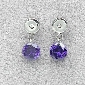 Diamond Gold Jewelry <b>Earring</b> Type Surgical <b>Stud</b> <b>Earrings</b> Crystal Kids Stainless Steel Women <b>Earring</b> - Product Image 6